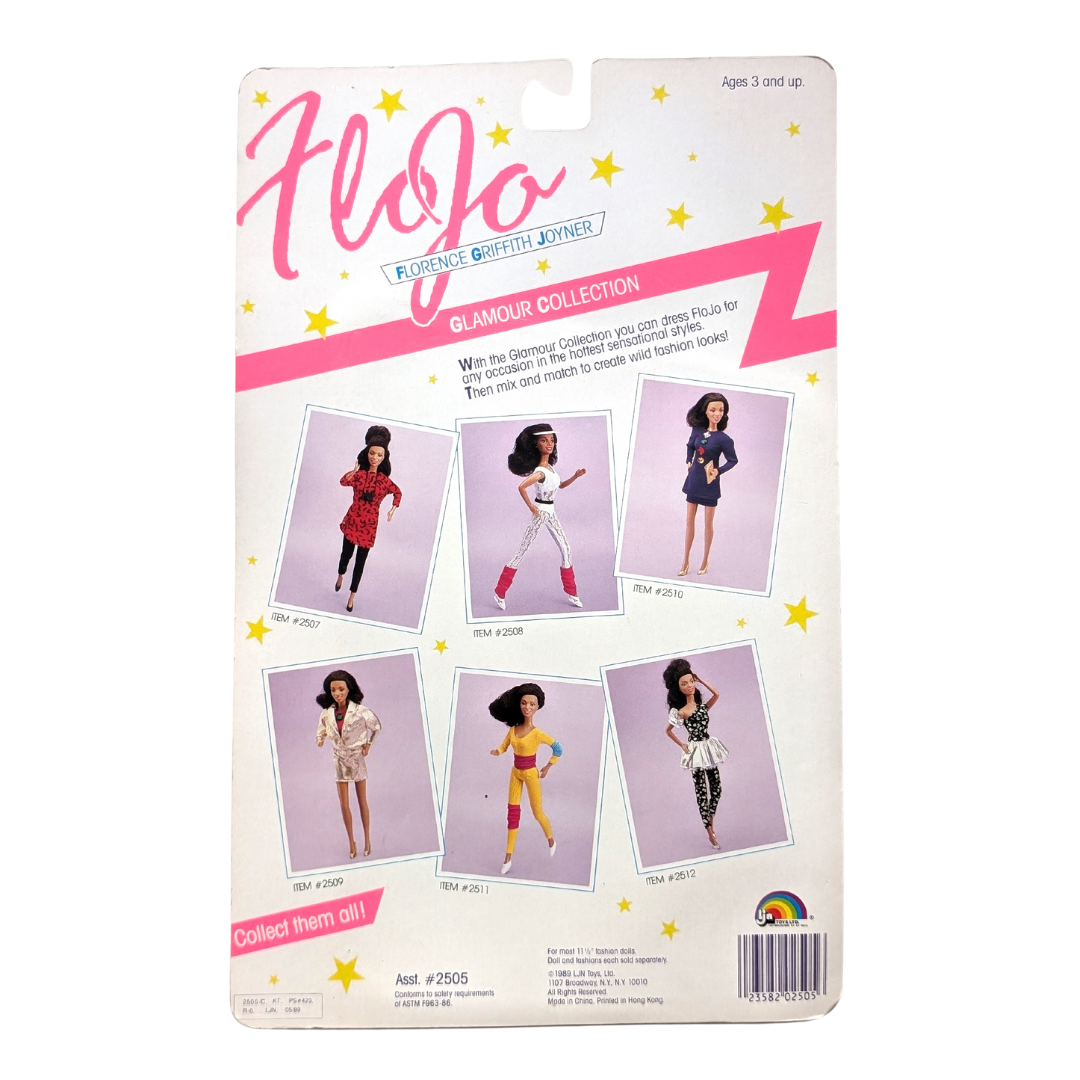 Flo Jo Fashion Doll Glamour Collection Outfit: Item #2507 (Red & Black)