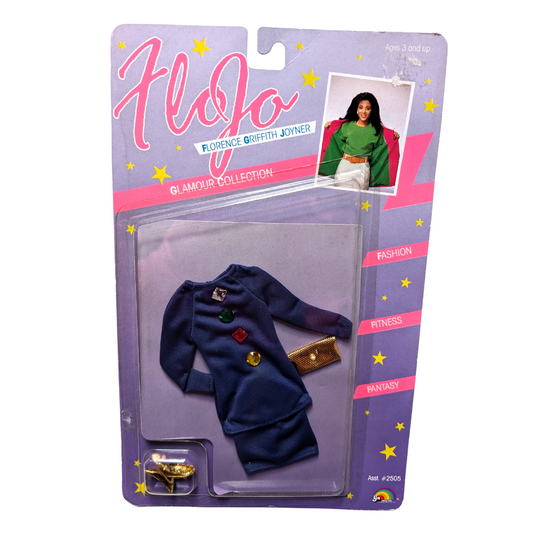 Flo Jo Fashion Doll Glamour Collection Outfit: Item #2510 (Navy Dress)